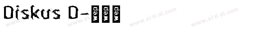 Diskus D字体转换